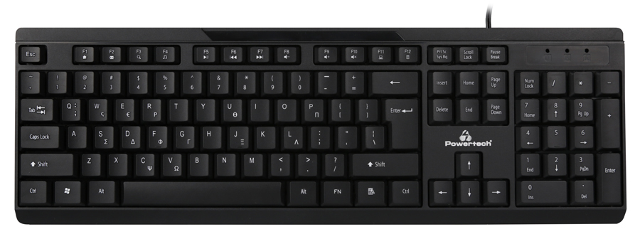POWERTECH πληκτρολόγιο PT-1069 POWERTECH πληκτρολόγιο PT-1069