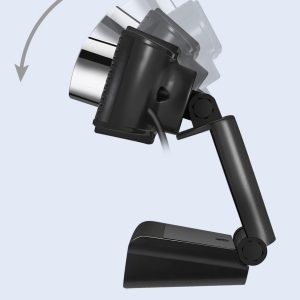 POWERTECH web camera PT-1078, 2.0MP Full HD, Plug & Play, 1.35m, μαύρη 2 2.0MP Full HD