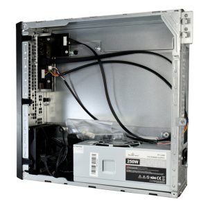POWERTECH PC Case PT-1098 με 250W PSU, Mini-ITX, 280x93x290mm, μαύρο 3 280x93x290mm