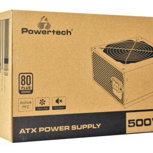 POWERTECH τροφοδοτικό για PC PT-1102, 550W, ATX, 120mm Fan 4 120mm Fan