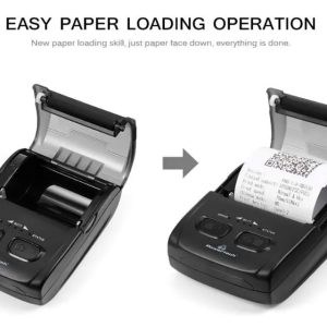 POWERTECH θερμικός εκτυπωτής αποδείξεων PT-1105 φορητός, USB & Bluetooth 3 PT 1105 2