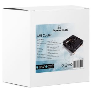 POWERTECH ψύκτρα για CPU PT-1115, low profile, TDP 130W 3 TDP 130W