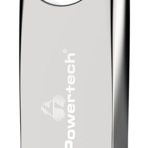 POWERTECH USB Flash Drive PT-1122, 64GB, USB 2.0, ασημί 1 POWERTECH USB Flash Drive PT-1122