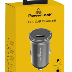 POWERTECH φορτιστής αυτοκινήτου PT-1147, USB-C, 30W PD, γκρι 3 30W PD