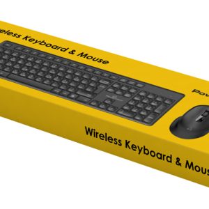 POWERTECH set ποντίκι & πληκτρολόγιο PT-1151, ασύρματο, 1600DPI, μαύρο 3 1600DPI