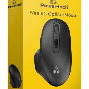 POWERTECH ασύρματο ποντίκι PT-1152, USB & USB-C δέκτη, 1600DPI, μαύρο 3 1600DPI