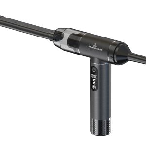 POWERTECH 2 σε 1 σκουπάκι χειρός & air duster PT-1317, 75W, 5000mAh, μαύρο 3 5000mAh