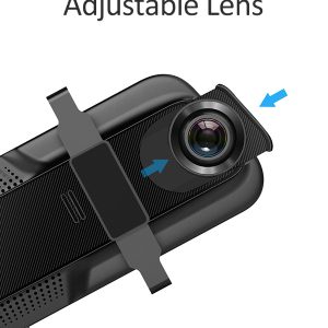 POWERTECH καθρέφτης αυτοκινήτου με κάμερες PT-1330, μπροστινή/οπισθοπορείας, 9.66" οθόνη, 1080p 3 9.66" οθόνη