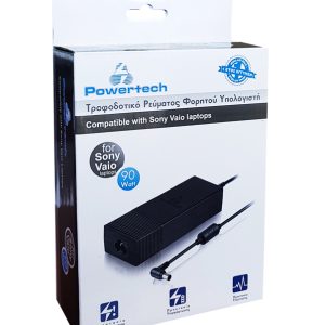 POWERTECH τροφοδοτικό laptop PT-53 για Sony Vaio, 19.5V, 90W 2 PT 53 1