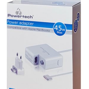 POWERTECH τροφοδοτικό laptop PT-836 για Apple Macbooks, 45W, λευκό 2 45W