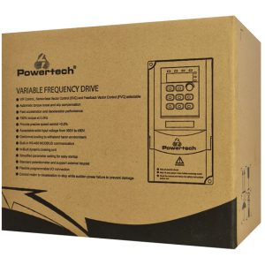 POWERTECH VFD ρυθμιστής στροφών PT-A37G-T43P3P, 3.7KW, 3Ph 3 3Ph