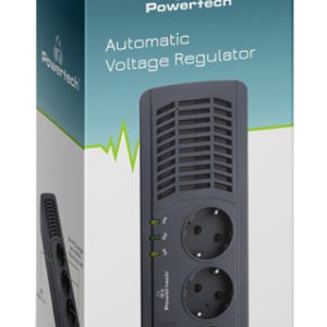 POWERTECH σταθεροποιητής ρεύματος PT-AVR1000I, 1000VA/500W, 3x schuko 3 3x schuko