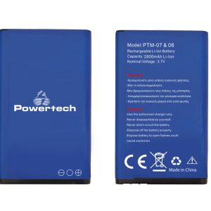 POWERTECH Μπαταρία αντικατάστασης για τα κινητά PTM-07 & 08, 2800mAh