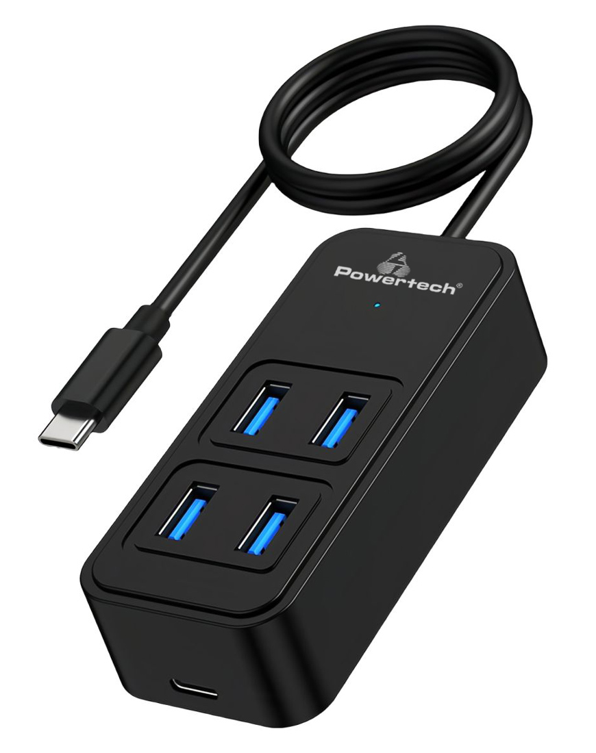 POWERTECH USB 3.2 hub PTR-0156 4x θυρών POWERTECH USB 3.2 hub PTR-0156 4x θυρών