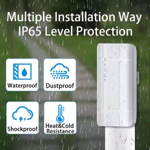 SUNCOMM outdoor 4G LTE CPE QC300K, 300Mbps Wi-Fi, 100Mbps LAN, IP65 4 IP65