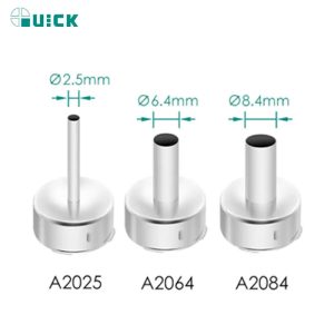 QUICK σταθμός κόλλησης QUICK8586D+, κολλητήρι/πιστόλι θερμού αέρα, 800W, 100~480 °C 4 100~480 °C