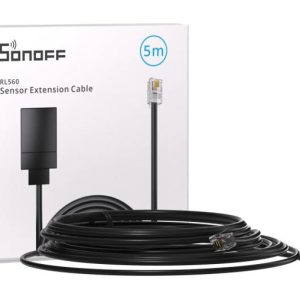 SONOFF καλώδιο προέκτασης RL560 για αισθητήρες, RJ11, 5m, μαύρο 3 5m