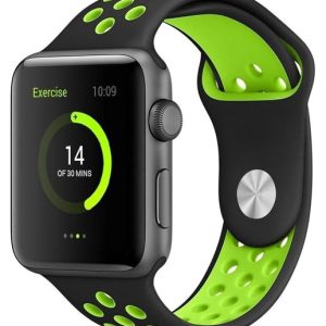 ROCKROSE band σιλικόνης Starry Night για Apple Watch 42/44mm, μαύρο 2 μαύρο