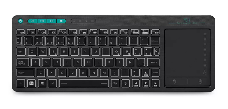RIITEK ασύρματο πληκτρολόγιο Mini K18+ με touchpad RIITEK ασύρματο πληκτρολόγιο Mini K18+ με touchpad