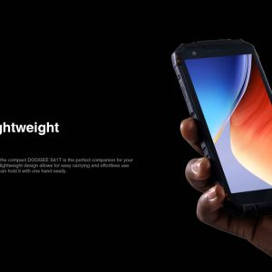 DOOGEE smartphone S41T, 5.5", 4/64GB, 6300mAh, IP68/IP69K, μαύρο 2 5.5"