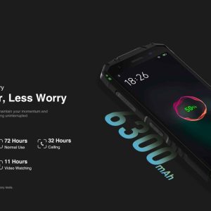 DOOGEE smartphone S41T, 5.5", 4/64GB, 6300mAh, IP68/IP69K, μαύρο 3 4/64GB