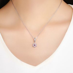 BAMOER σύμβολο Charm SCC840 για βραχιόλι/κολιέ, με ζιρκόνια, ασήμι 925 3 ασήμι 925