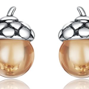 BAMOER σκουλαρίκια καρφωτά SCE935 με κυβική ζιρκόνια