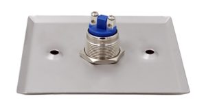 SECUKEY Χωνευτό μπουτόν SCK-CBUTTON2, 3Α, ασημί 2 SCK CBUTTON2 2