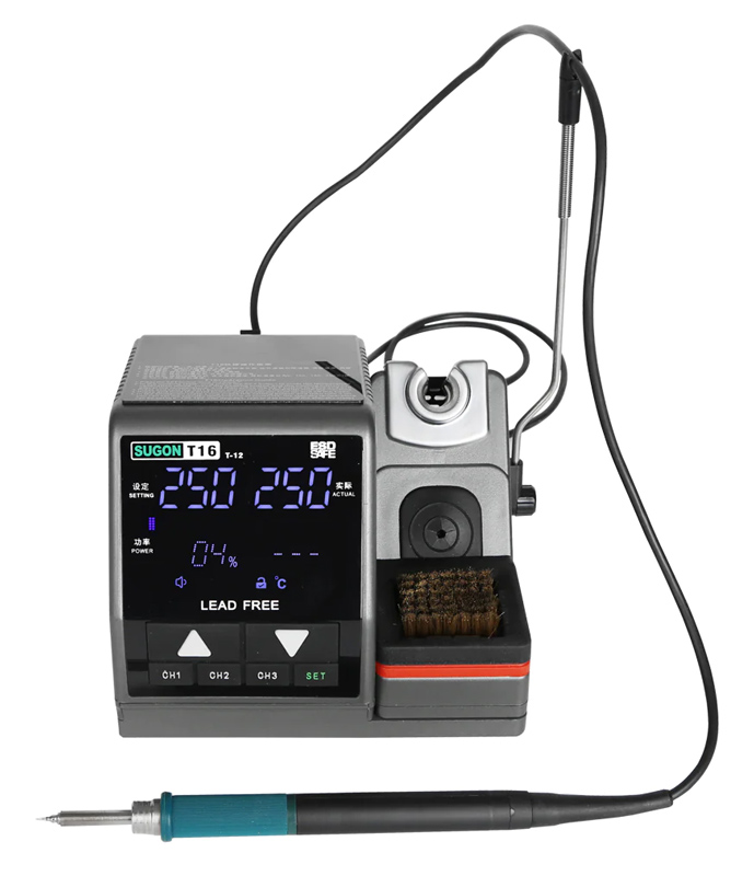 SUGON ψηφιακός σταθμός συγκόλλησης T16 με κολλητήρι SUGON ψηφιακός σταθμός συγκόλλησης T16 με κολλητήρι
