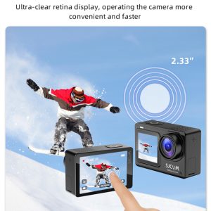 SJCAM action camera SJ8, 2x οθόνες, 4K, 20MP, Wi-Fi, αδιάβροχη, μαύρη 3 20MP