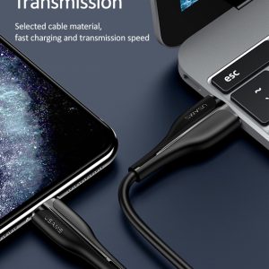 USAMS καλώδιο Lightning σε USB US-SJ371, 10W, 1m, μαύρο 3 1m