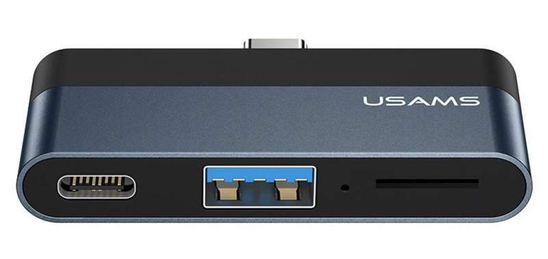 USAMS USB hub US-SJ491 με card reader USAMS USB hub US-SJ491 με card reader