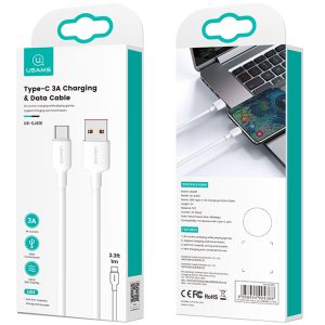 USAMS καλώδιο USB-C σε USB US-SJ601, 15W, 1m, λευκό 4 λευκό