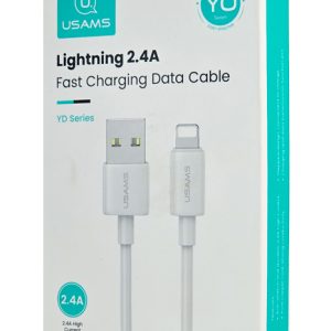 USAMS καλώδιο Lightning σε USB US-SJ709, 12W, 480Mbps, 1m, λευκό 3 480Mbps