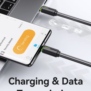 USAMS καλώδιο USB-C US-SJ734, 60W, 480Mbps, 1m, μαύρο 3 480Mbps