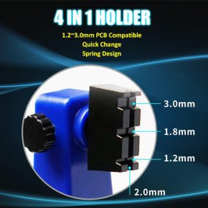 PROSKIT βάση στήριξης πλακέτας SN-390 για συγκόλληση, 360°, μαύρη 4 SN 390 3