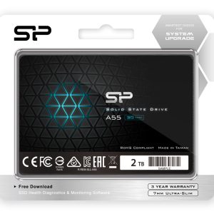 SILICON POWER SSD A55 2TB, 2.5", SATA III, 500-450MB/s, 7mm 3 SATA III