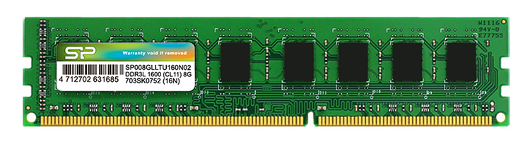 SILICON POWER μνήμη DDR3L UDIMM SP008GLLTU160N02 SILICON POWER μνήμη DDR3L UDIMM SP008GLLTU160N02