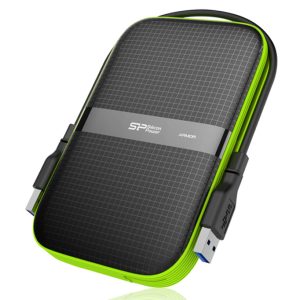 SILICON POWER εξωτερικός HDD Armor A60, 1TB, USB 3.2, πράσινος
