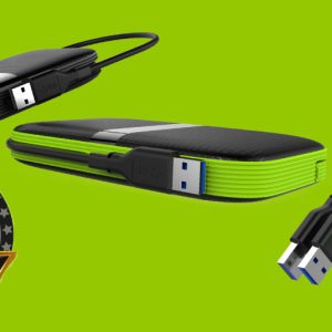 SILICON POWER εξωτερικός HDD Armor A60, 2TB, USB 3.2, μαύρος 2 2TB