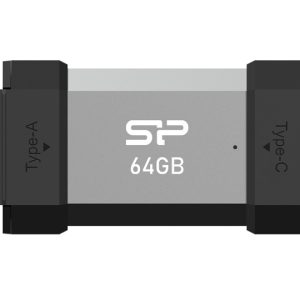 SILICON POWER USB Flash Drive C51, USB/USB-C, 64GB, 120MBps, ασημί 4 120MBps