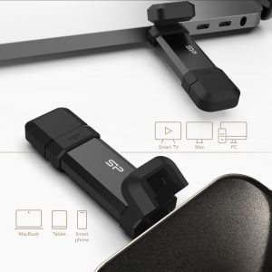 SILICON POWER εξωτερικός SSD Marvel Xtreme DS72, USB-C/USB 3.2, 250GB, μαύρο 2 USB-C/USB 3.2