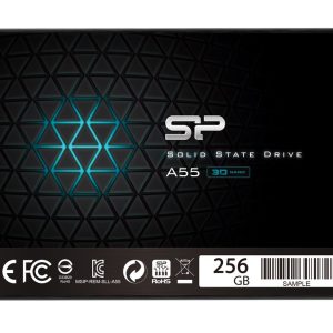 SILICON POWER SSD A55 256GB, 2.5", SATA III, 460-450MB/s, 7mm