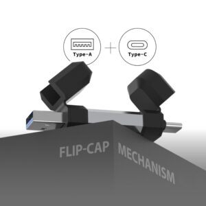 SILICON POWER USB Flash Drive C51, USB/USB-C, 256GB, 200MBps, ασημί 3 256GB