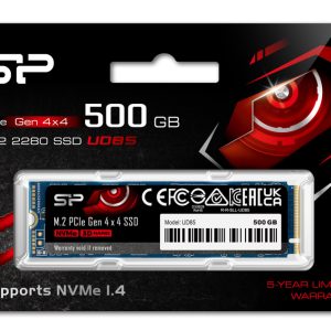 SILICON POWER SSD PCIe Gen4x4 M.2 2280 UD85, 500GB, 3.600-2.400MB/s 3 3.600-2.400MB/s