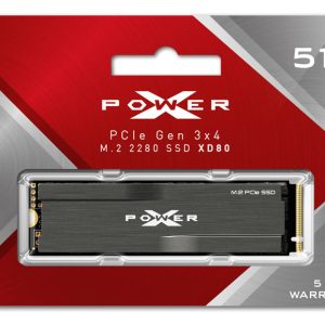 SILICON POWER SSD PCIe Gen3x4 M.2 2280 XD80, 512GB, 3.400-3.000MB/s 2 512GB