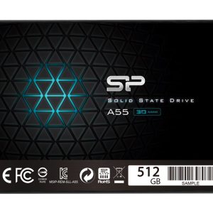 SILICON POWER SSD A55 512GB, 2.5", SATA III, 500-450MB/s, 7mm