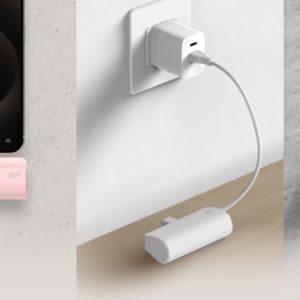 SILICON POWER power bank QD50, USB-C, 5000mAh, 20W PD, μαύρο 3 5000mAh