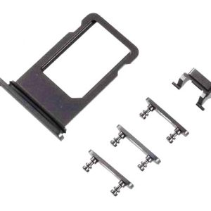 Υποδοχή κάρτας SIM και Side Button για iPhone 8, μαύρο
