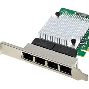 POWERTECH κάρτα επέκτασης PCIe σε 4x RJ45 ST7387, 1000Mbps 1 POWERTECH κάρτα επέκτασης PCIe σε 4x RJ45 ST7387